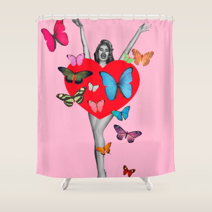 I Get Butterflies! Shower Curtain Gallery Image 1
