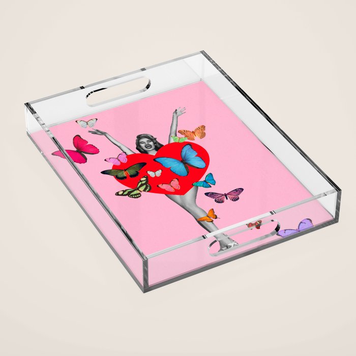 I Get Butterflies! Acrylic Tray Gallery Image 1