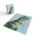 T-Rex the Hula Dancer in Green Jigsaw Puzzle Gallery Image 2