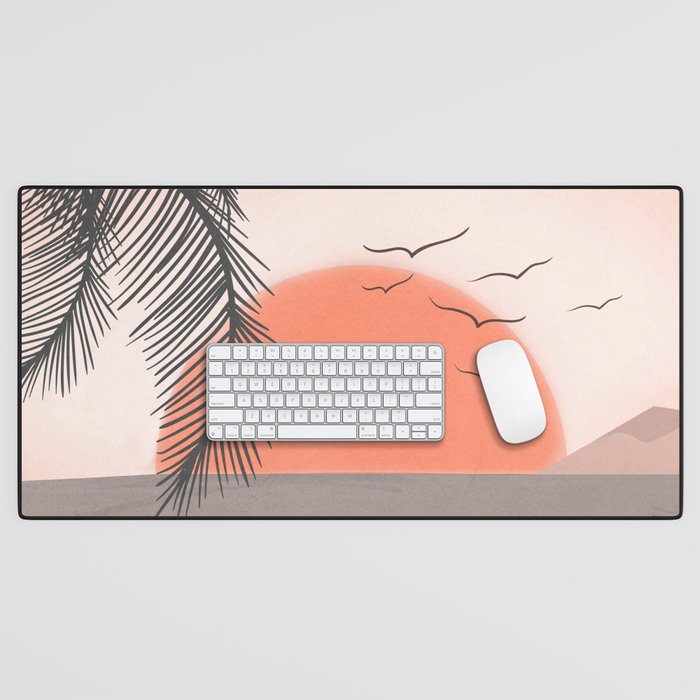 Summer Sunset Desk Mat Gallery Image 1