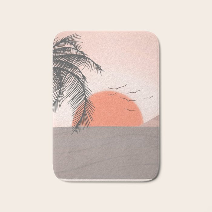 Summer Sunset Bath Mat Gallery Image 1