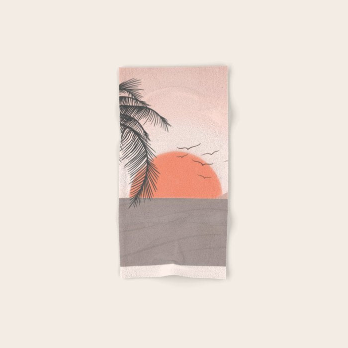 Summer Sunset Bath Towel Gallery Image 1