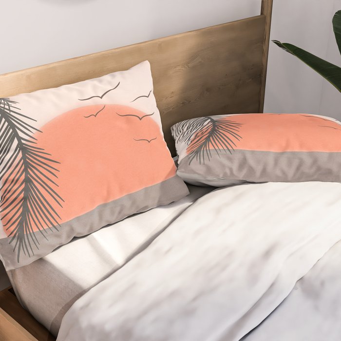 Summer Sunset Pillow Sham Gallery Image 2
