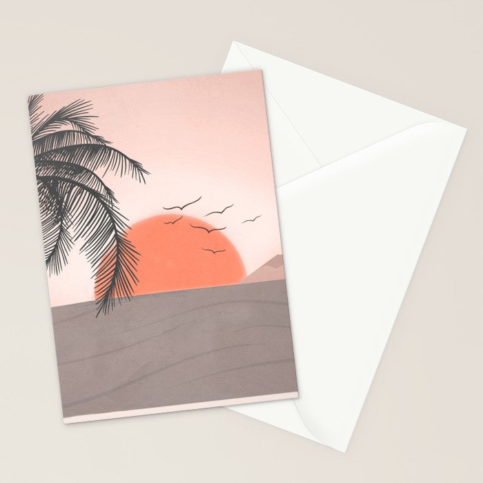 Summer Sunset Stationery Card Gallery Image 2