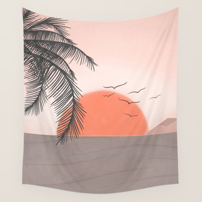 Summer Sunset Wall Tapestry Gallery Image 4