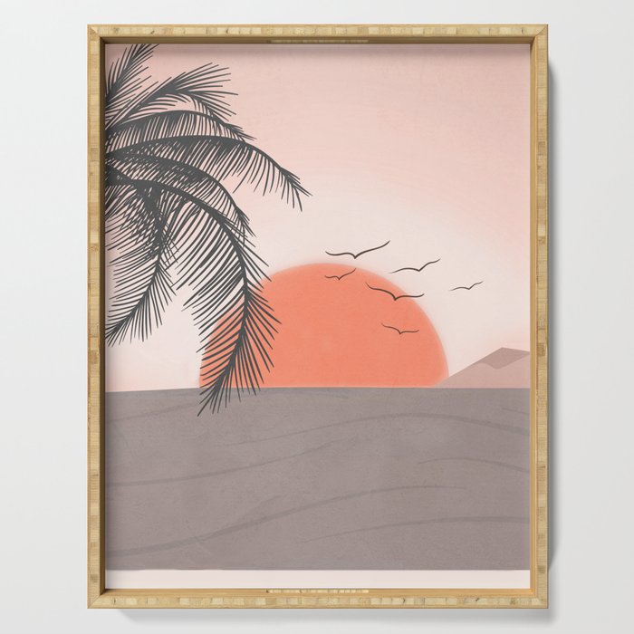 Summer Sunset Serving Tray Gallery Image 1