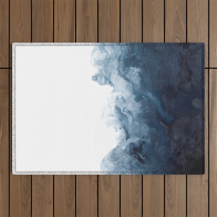 Indigo Depths No. 2 Outdoor Rug Gallery Image 1