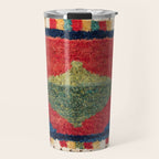 Luri Gabbeh Fars Southwest Persian Rug Print Travel Mug Gallery Image 1