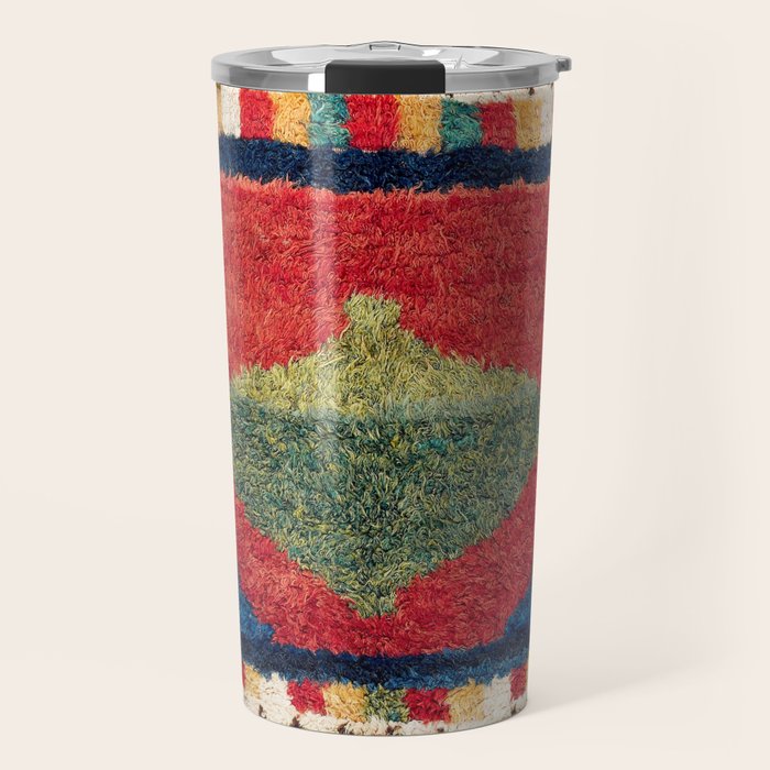Luri Gabbeh Fars Southwest Persian Rug Print Travel Mug Gallery Image 1