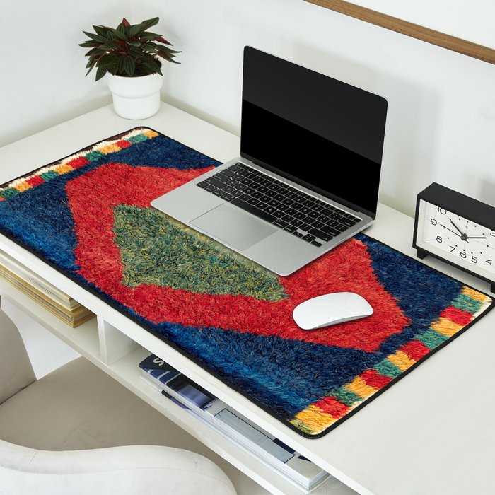 Luri Gabbeh Fars Southwest Persian Rug Print Desk Mat Gallery Image 2