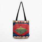Luri Gabbeh Fars Southwest Persian Rug Print Tote Bag Gallery Image 2