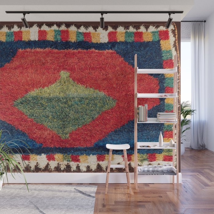 Luri Gabbeh Fars Southwest Persian Rug Print Wall Mural Gallery Image 1