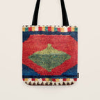 Luri Gabbeh Fars Southwest Persian Rug Print Tote Bag Gallery Image 1