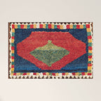 Luri Gabbeh Fars Southwest Persian Rug Print Welcome Mat Gallery Image 1