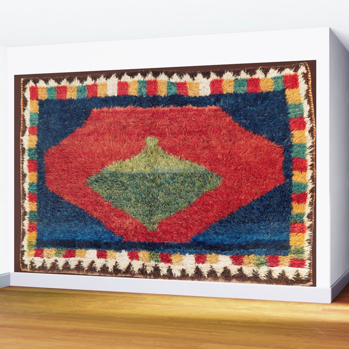 Luri Gabbeh Fars Southwest Persian Rug Print Wall Mural Gallery Image 2
