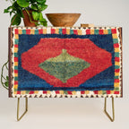 Luri Gabbeh Fars Southwest Persian Rug Print Credenza Gallery Image 1