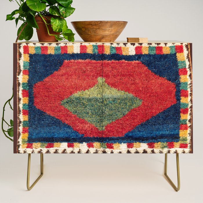Luri Gabbeh Fars Southwest Persian Rug Print Credenza Gallery Image 1