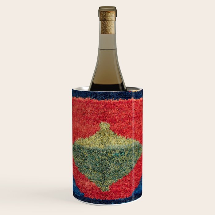 Luri Gabbeh Fars Southwest Persian Rug Print Wine Chiller Gallery Image 1