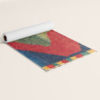 Luri Gabbeh Fars Southwest Persian Rug Print Yoga Mat Gallery Image 2