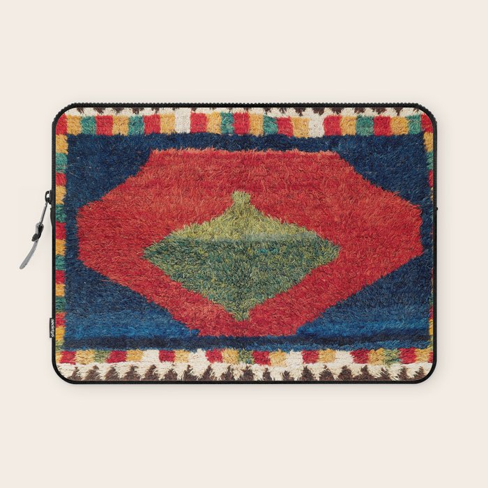 Luri Gabbeh Fars Southwest Persian Rug Print Laptop Sleeve Gallery Image 1