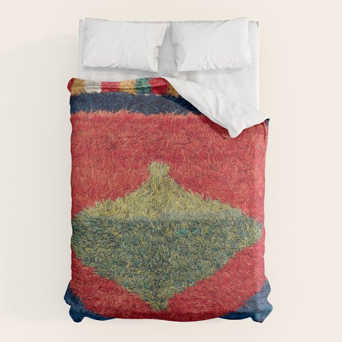 Luri Gabbeh Fars Southwest Persian Rug Print Duvet Cover Gallery Image 1