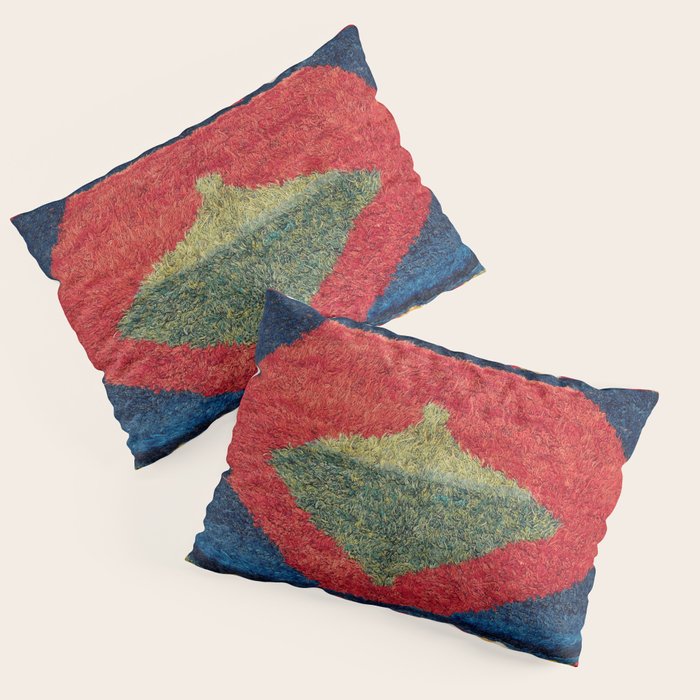 Luri Gabbeh Fars Southwest Persian Rug Print Pillow Sham Gallery Image 1