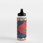 Luri Gabbeh Fars Southwest Persian Rug Print Water Bottle Gallery Image 3