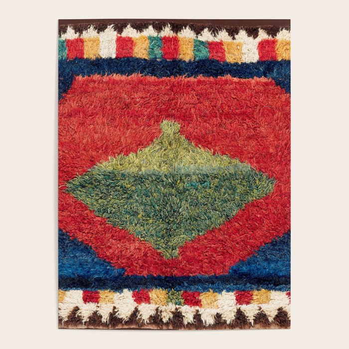 Luri Gabbeh Fars Southwest Persian Rug Print Poster Gallery Image 1