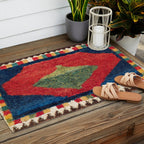 Luri Gabbeh Fars Southwest Persian Rug Print Outdoor Rug Gallery Image 2