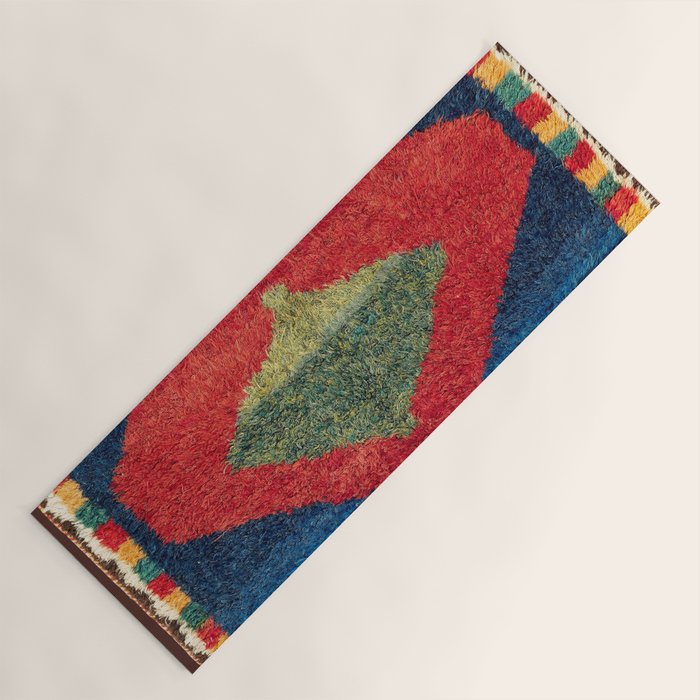 Luri Gabbeh Fars Southwest Persian Rug Print Yoga Mat Gallery Image 1
