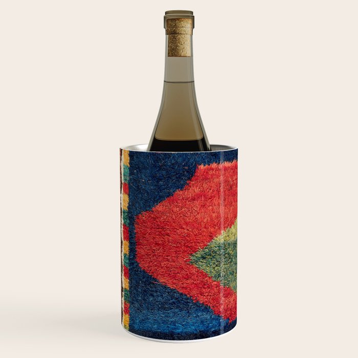 Luri Gabbeh Fars Southwest Persian Rug Print Wine Chiller Gallery Image 2