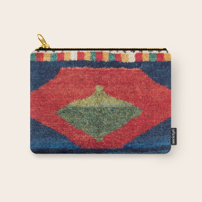 Luri Gabbeh Fars Southwest Persian Rug Print Carry All Pouch Gallery Image 1