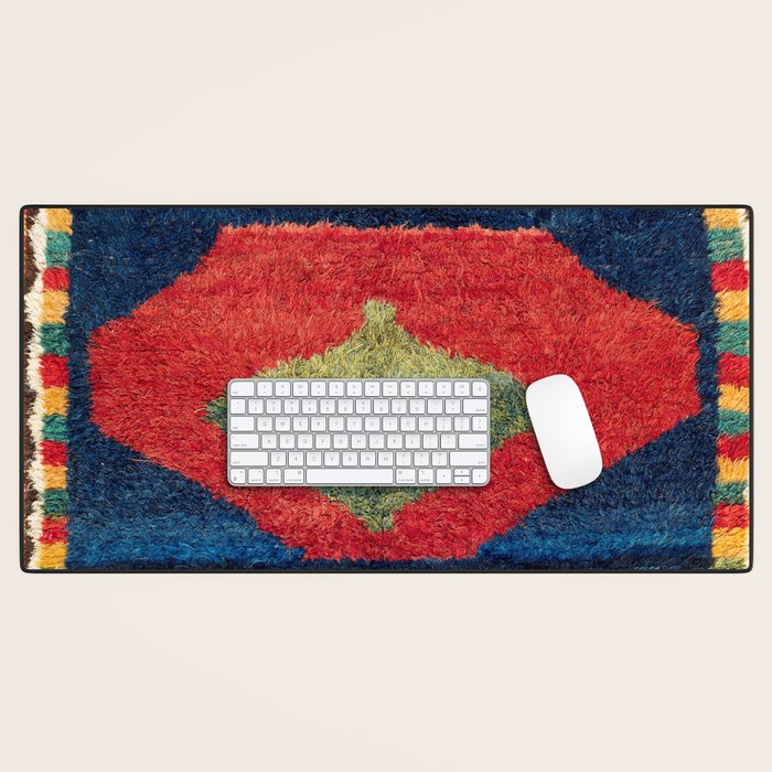 Luri Gabbeh Fars Southwest Persian Rug Print Desk Mat Gallery Image 1
