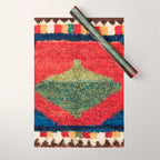 Luri Gabbeh Fars Southwest Persian Rug Print Wrapping Paper Gallery Image 1