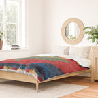 Luri Gabbeh Fars Southwest Persian Rug Print Duvet Cover Gallery Image 2