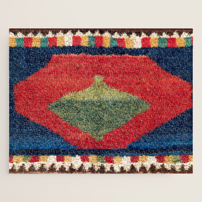 Luri Gabbeh Fars Southwest Persian Rug Print Jigsaw Puzzle Gallery Image 1