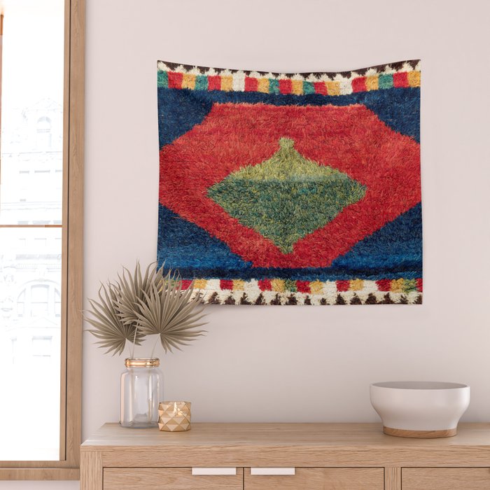 Luri Gabbeh Fars Southwest Persian Rug Print Wall Tapestry Gallery Image 2