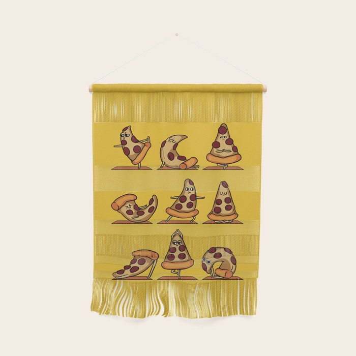 Pizza Yoga Wall Hanging Gallery Image 1