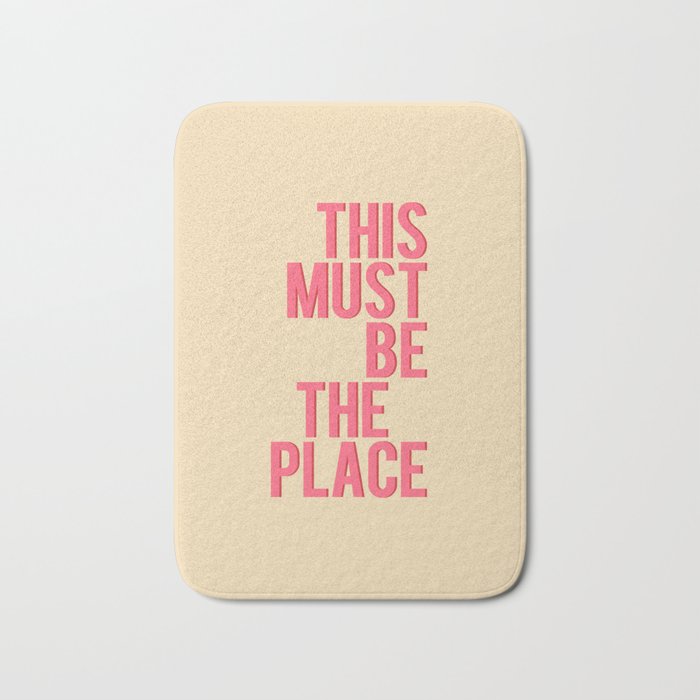This Must Be The Place Bath Mat Gallery Image 1