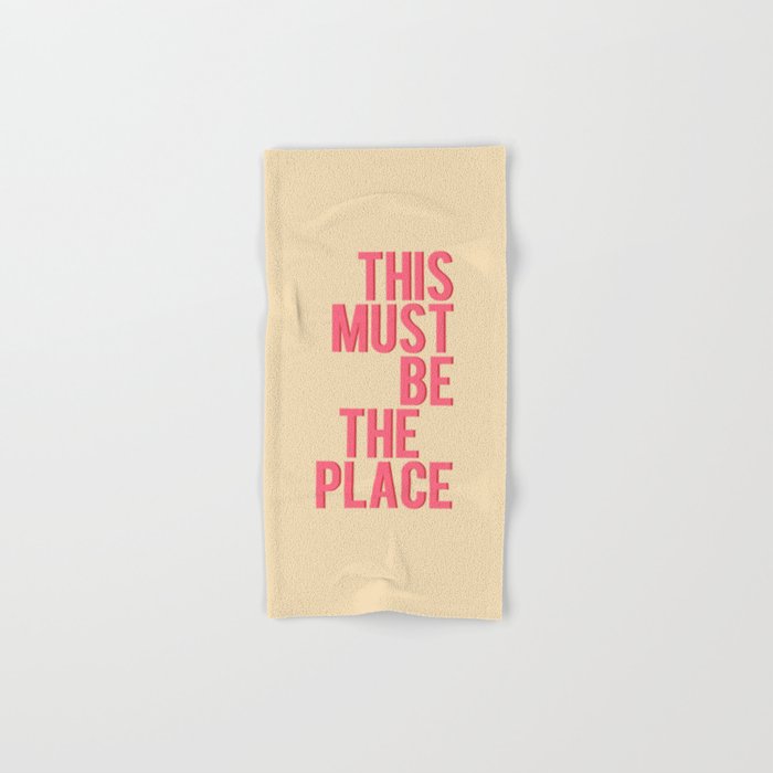 This Must Be The Place Towels Gallery Image 1