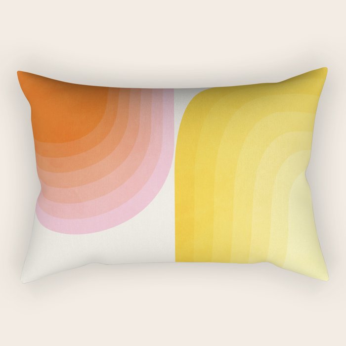 abstract gradient Rectangular Pillow Gallery Image 2
