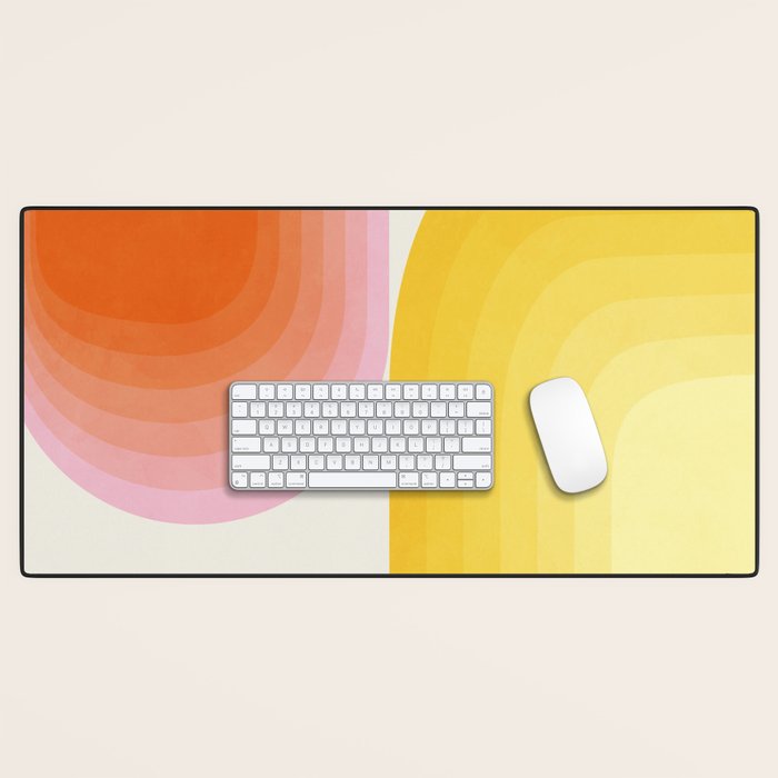 abstract gradient Desk Mat Gallery Image 1