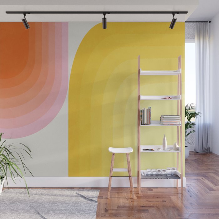 abstract gradient Wall Mural Gallery Image 1
