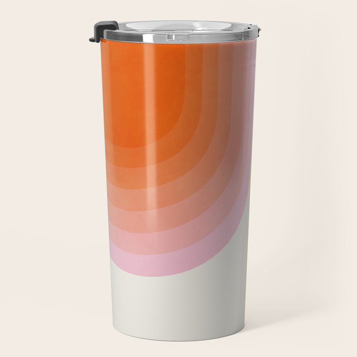 abstract gradient Travel Mug Gallery Image 3