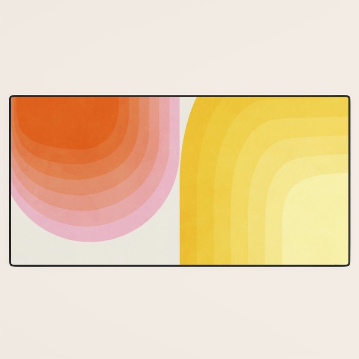 abstract gradient Desk Mat Gallery Image 3