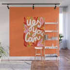 Yes You Can #motivational Wall Mural Gallery Image 1