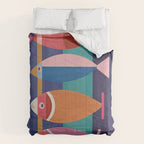 Colorful Abstract Fish Comforter Gallery Image 6