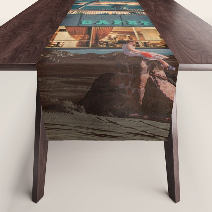 a Postcard from year 2346 Table Runner Gallery Image 1
