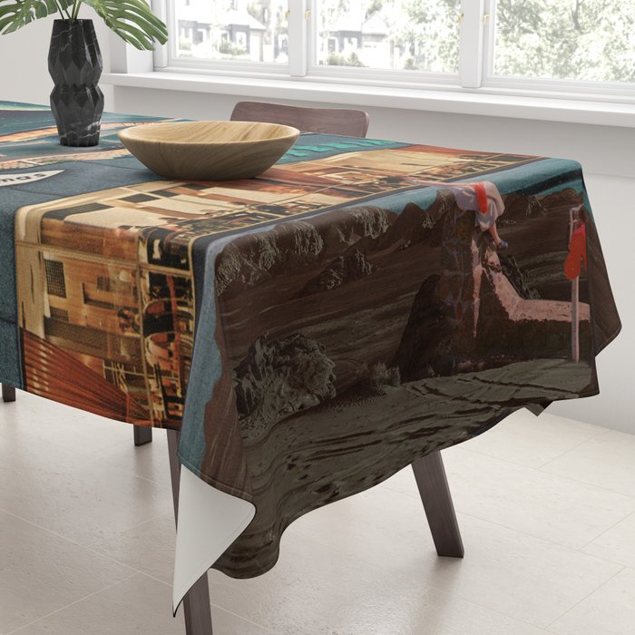 a Postcard from year 2346 Tablecloth Gallery Image 3