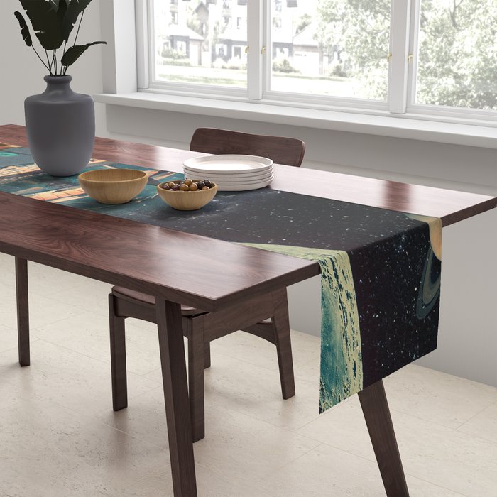 a Postcard from year 2346 Table Runner Gallery Image 2